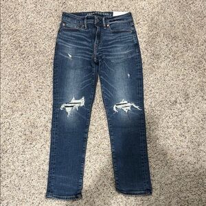 American Eagle Next Level Airflex Destroyed Darkwash 28/28